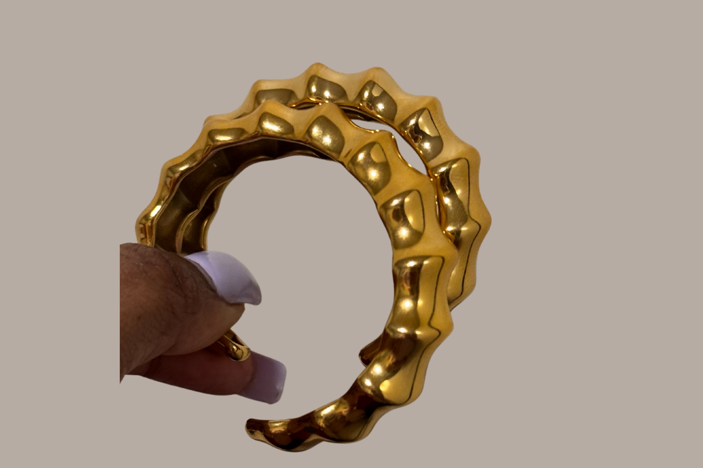 BAMBOO CUFF BANGLES