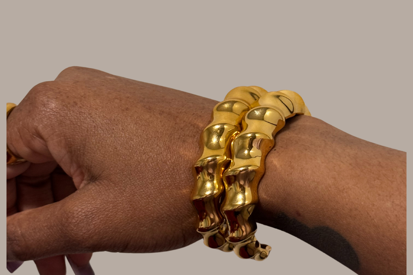 BAMBOO CUFF BANGLES