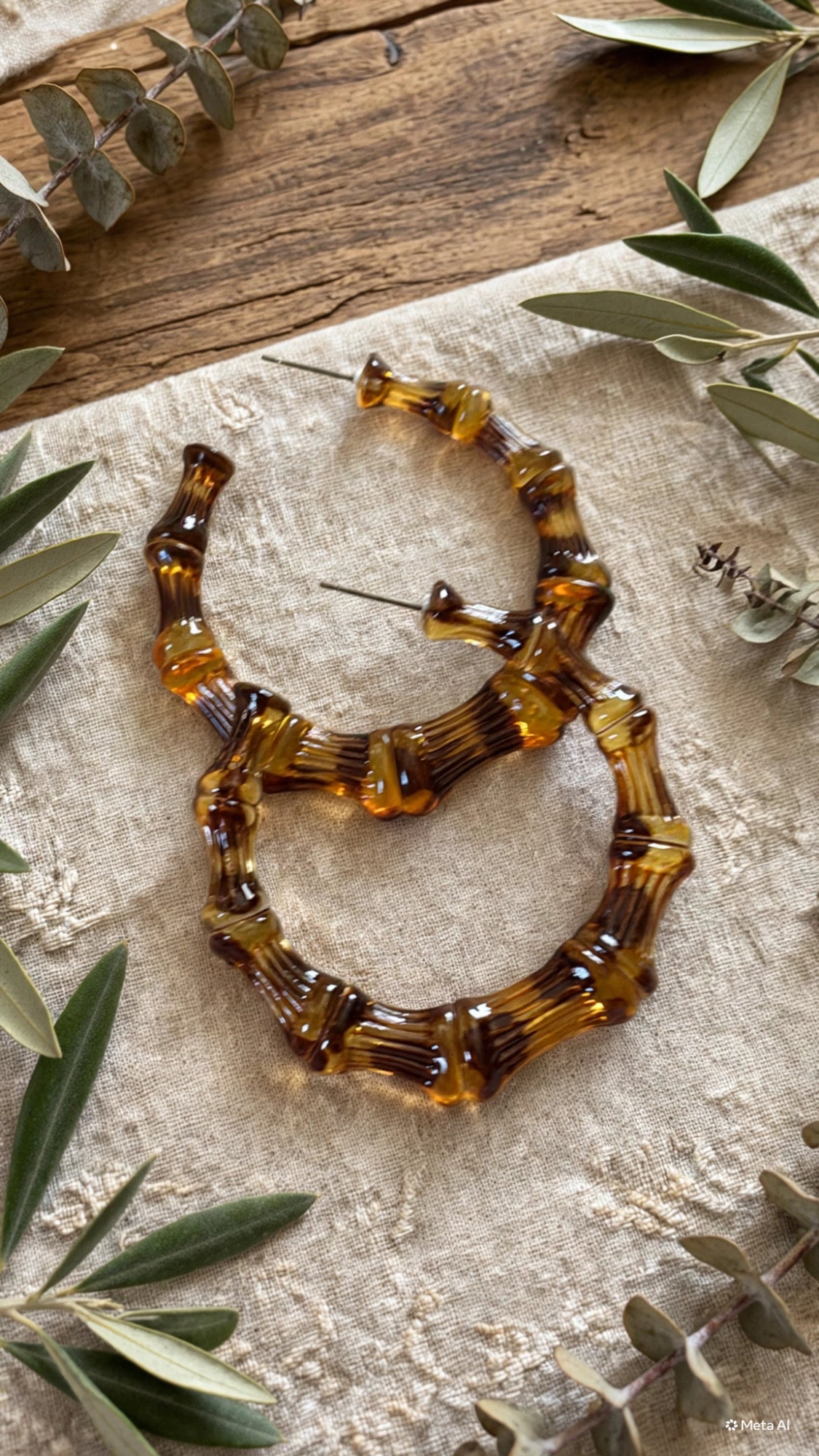 BAMBOO 1 EARRINGS 💛