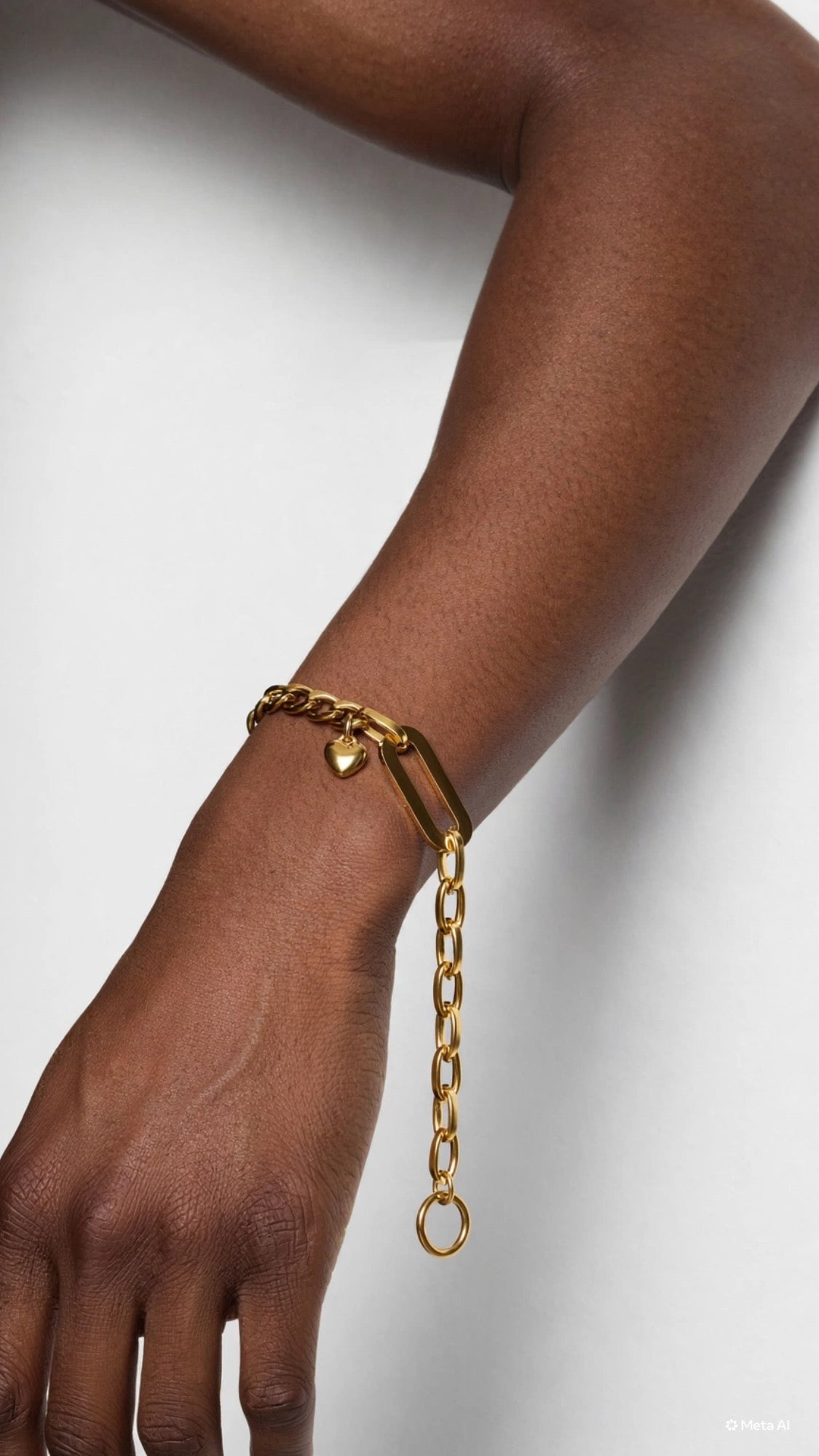 HEART LINK BRACELET 💛