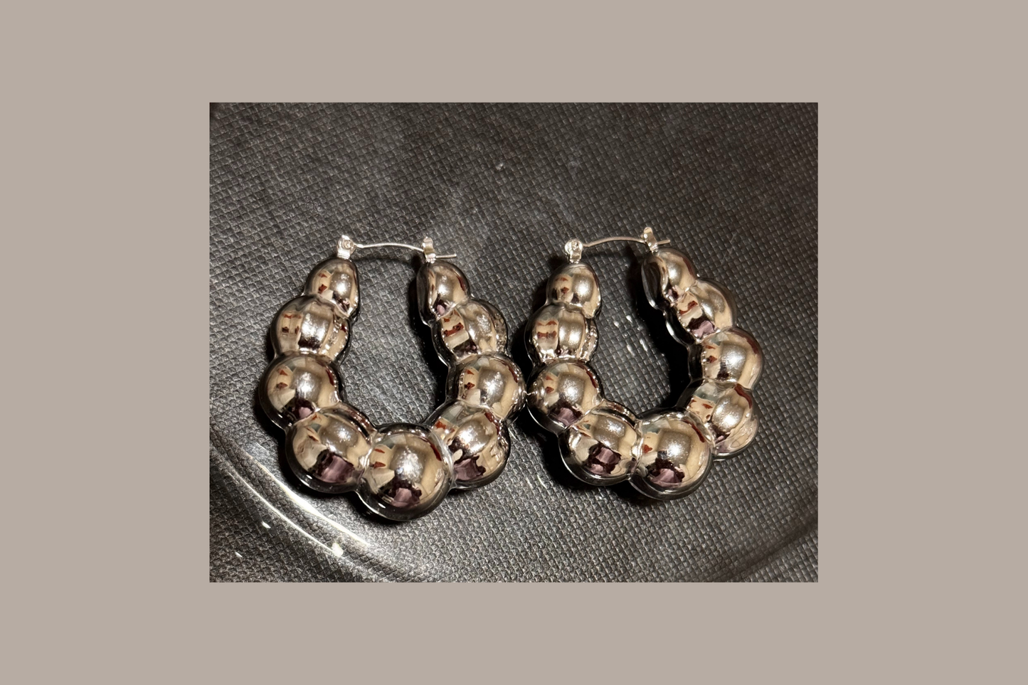 BEADED HOOPS