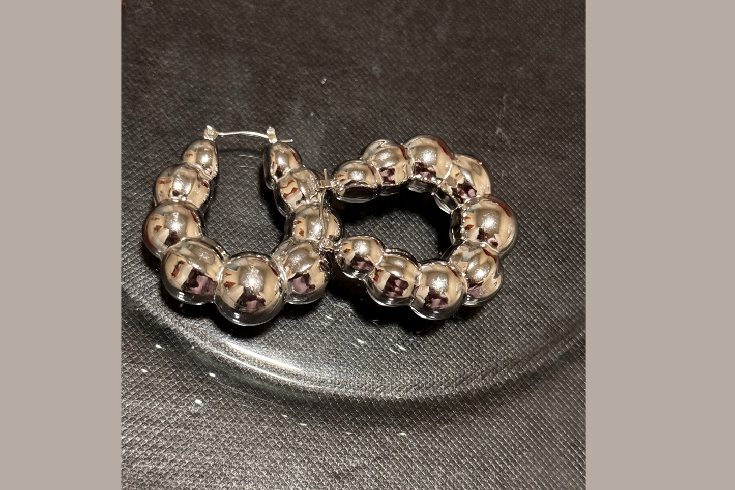 BEADED HOOPS