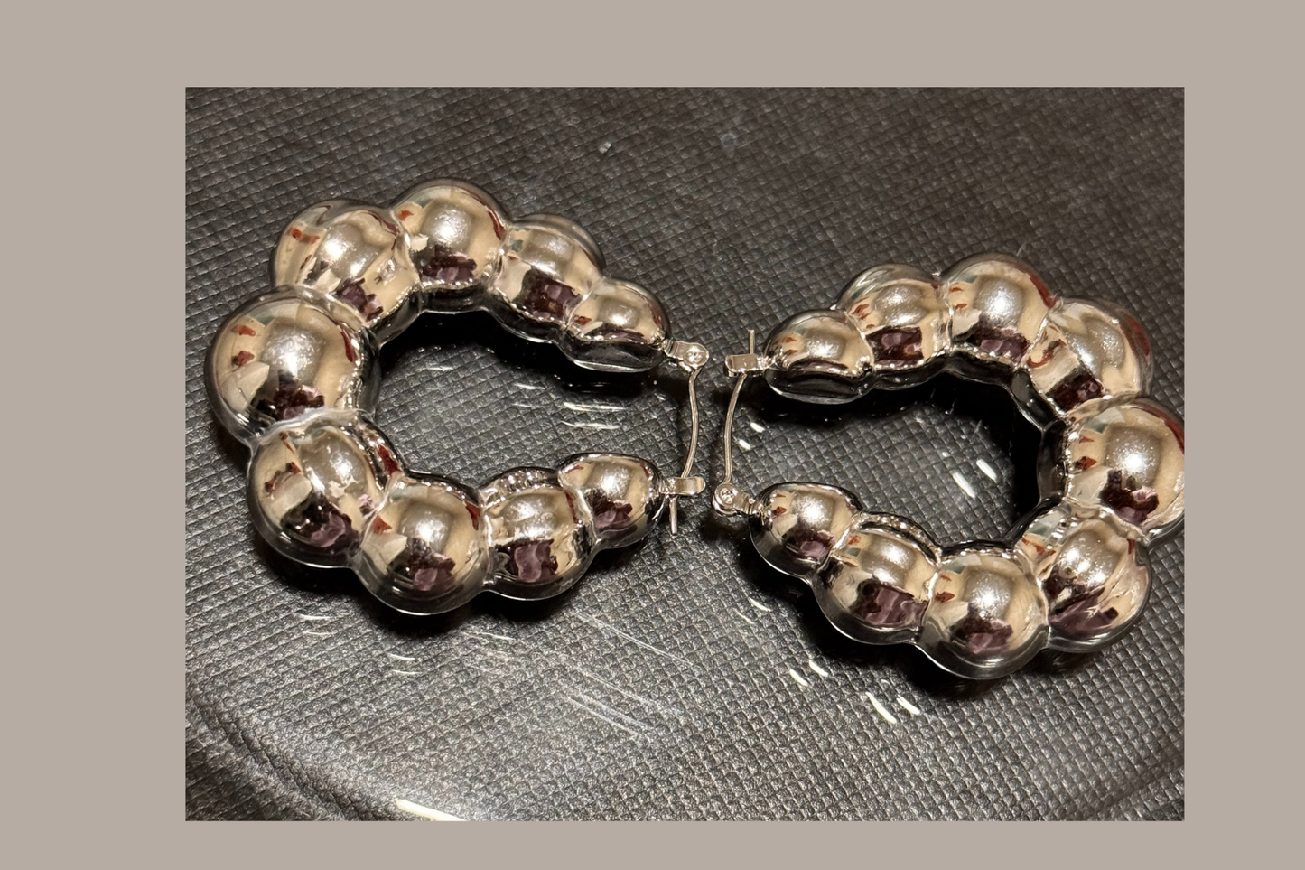 BEADED HOOPS