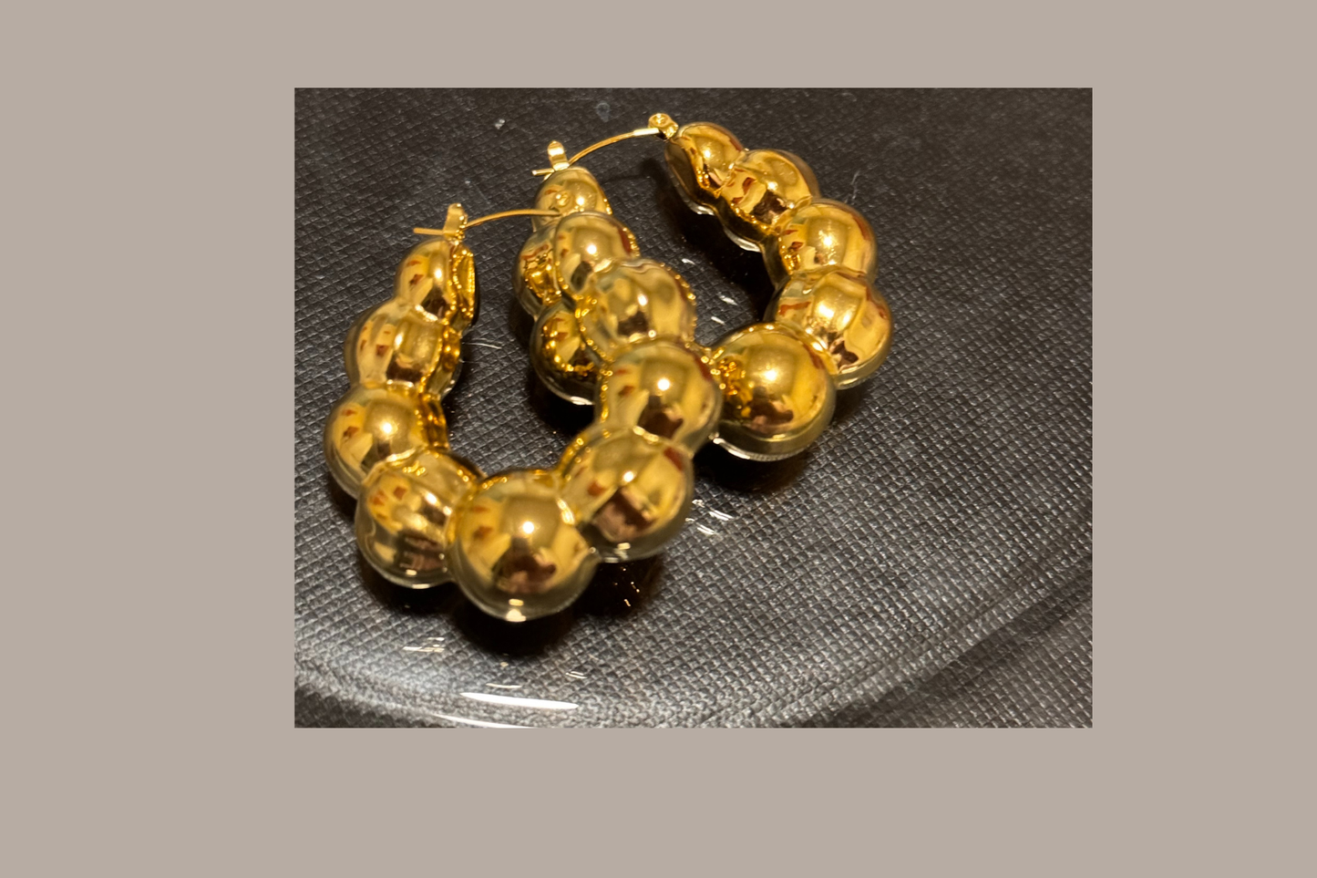 BEADED HOOPS